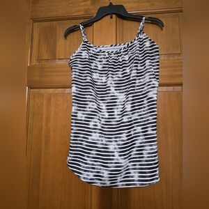 Faded Glory Black and White Striped Women's Top